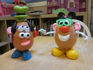Mr. Potato Head times 2